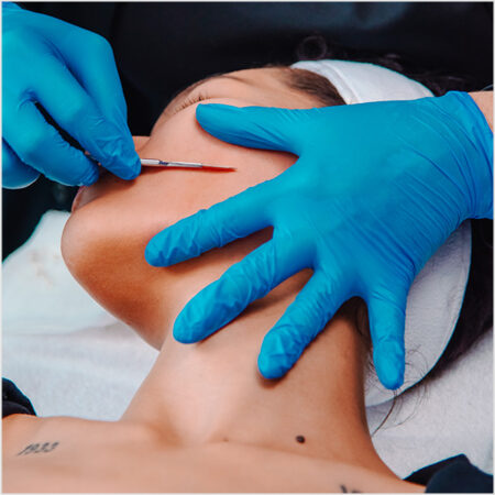 Dermaplane with Mask